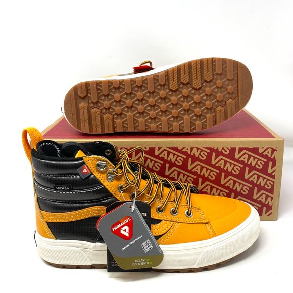 Vans Sk8 Hi MTE 2.0 Dx Yellow High Top Black Winter Boots Mens Sizes VN0A4P3I2NF - Picture 4 of 7